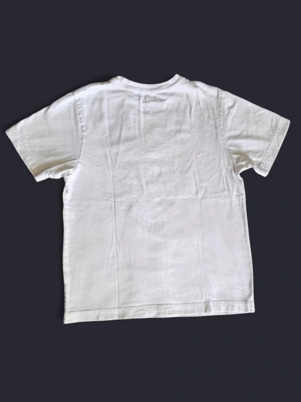 Old Navy Kids White Cotton Tee - Size M (8) - Play Condition